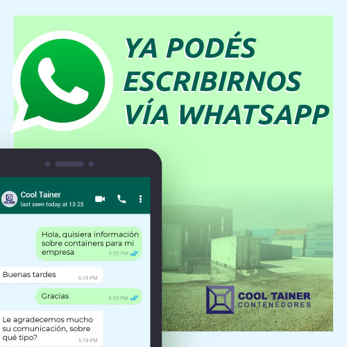 Escribinos por whatsapp